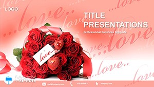 Roses of Love Keynote template