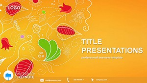 Autumn: Vector Leaves Background templates | Keynote Themes