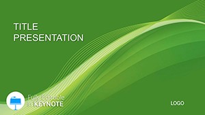Green Wavy templates | Keynote Themes