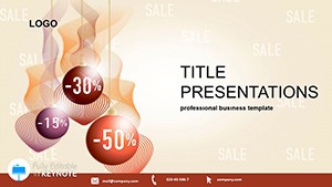 Christmas Discounts Keynote Templates for Presentation