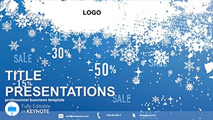 Winter Discounts Keynote Template and themes