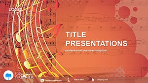 Musical Melody Keynote Themes - Template Presentation