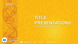 Indian Ornaments Keynote Presentation Template