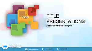 Abstract Square Pointers Keynote Template: Presentations