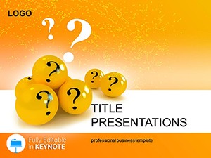 Questions Keynote Template: Presentations