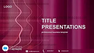 Digital Encoding Keynote Template: Designs Presentations