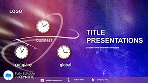 Efficient Time Management Keynote Template | Business Processes Presentation