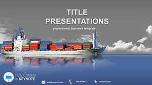 Cargo Liner Keynote Template - Presentations Themes