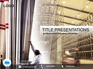 Warehouses Moving and Storage Keynote template Presentation