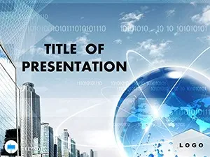 Background World Cities Keynote Template - Presentation