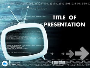 Digital TV templates Keynote Themes