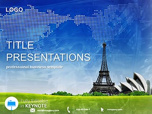 Popular Tourist Attractions Keynote template