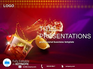 Cocktail Night Keynote Templates