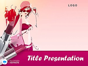 Fashion and Lipstick Keynote Templates