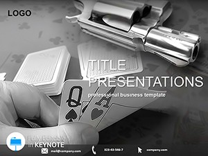 Blackjack Online Keynote Template Presentation