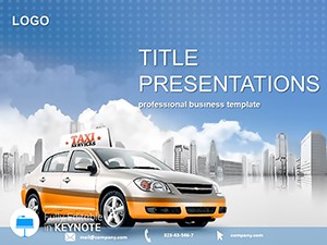 Taxi Service Keynote Template: Presentation