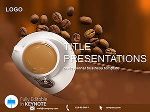Coffee Review Keynote Template - Download Presentation