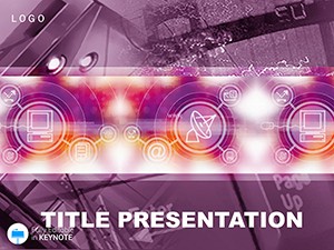 Communication System Keynote Template for Presentation
