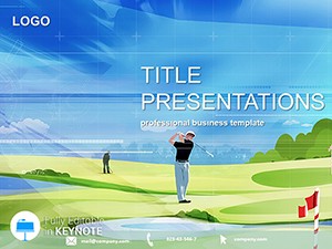 Golf Game Keynote Templates | Themes
