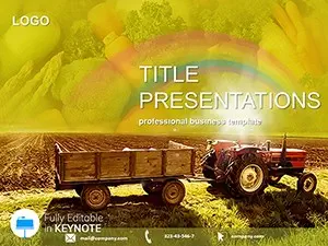 Field and Tractors Keynote Templates