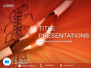 Electricity Company Keynote Template: Download Presentation