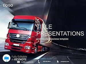 Keynote Truck with Goods Templates