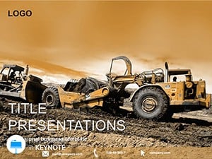 Excavators: Earthworks Keynote Templates