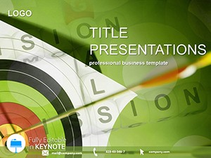 Vision Mission Goals Keynote Template | Presentation Design Download
