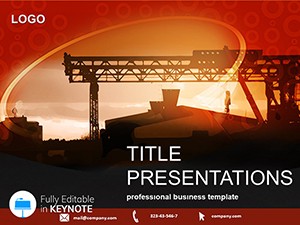 Industrial Warehouse Keynote Template and Themes