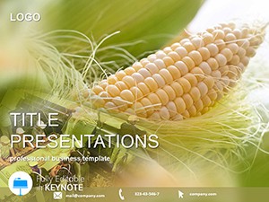 Keynote Corn Production templates and themes