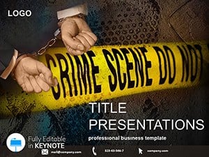 Thief Caught Keynote Themes - Professional Background Law Template