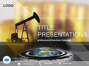 Oil Production Keynote Themes - Templates