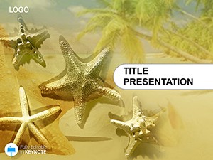 Sea Shells Keynote Themes - Templates