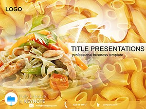 Keynote Perfect Pasta Dishes templates