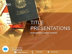 Passport and British Embassy Keynote Template Themes | Presentation Designs