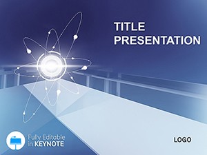 Keynote Glow Model Atom themes and templates