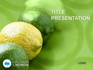 Choose the Right Lemon Keynote Presentation Template