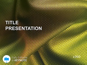 Green Metallic Cloth Keynote Themes - Templates