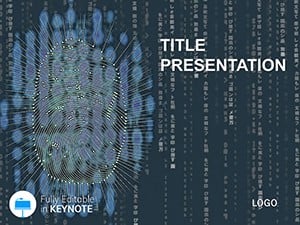 Code fingerprints Keynote Themes and Templates