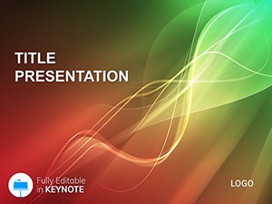 Abstract Spectacular Backdrop Keynote Template for Presentation