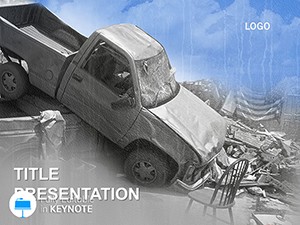 Junkyard Scrap Metal Keynote Themes - Templates