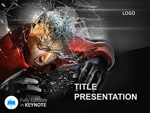Crash Test Car Keynote Themes - Templates