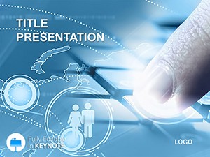 Internet Communication Keynote Template for Presentation