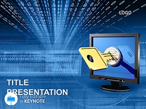 Denied Access to Computer Keynote template