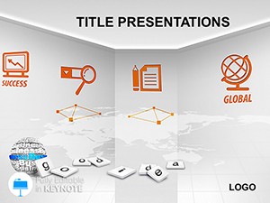 Organization of e-commerce Keynote Themes - templates