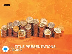 Gold Coins Keynote Themes - Template Presentation