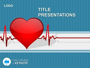 Doctor Heart Cardiogram Keynote Template: Presentations