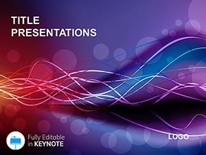 Purple Wallpaper Keynote Themes - Template