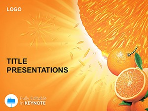 Useful Properties Orange Keynote Template: Presentations Themes