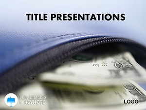 Money Wallet Keynote Template - Finance Presentation Design